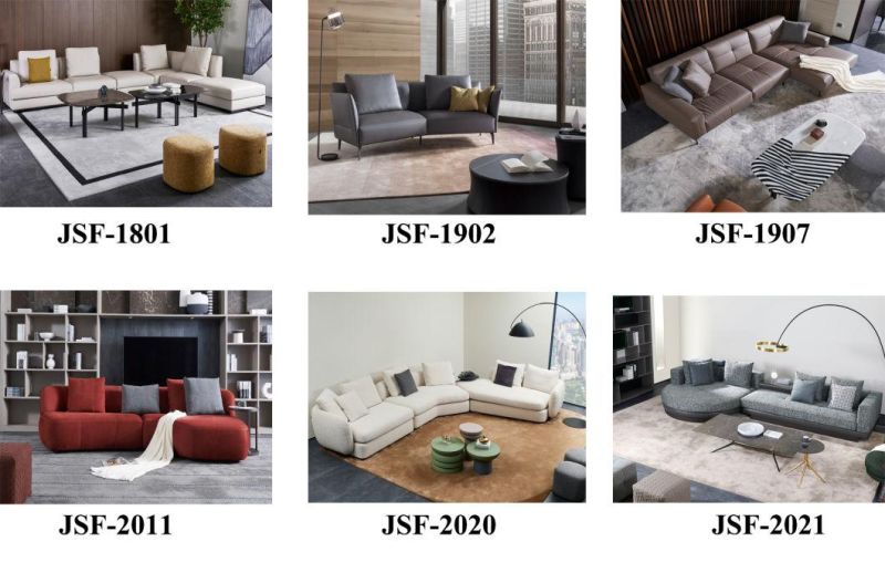 New Design 2 Seater Furniture Leather Corner Sofa