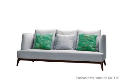 Living Room High Back Solid Wood Leg Sofa