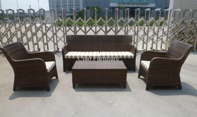 F- New Style Rattan Garden Outdoor Sofa (FC-040)