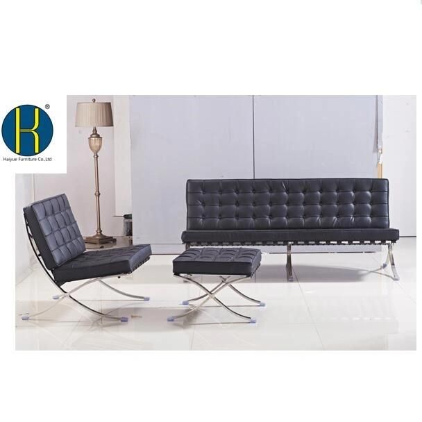 Modern New Design Office Sofa Leather Sofa Set Reception Room Leather Sofa