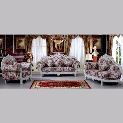 Living Room Furniture Sets with Wood Fabric Sofa in Optional Furniture Color and Sofa Seats