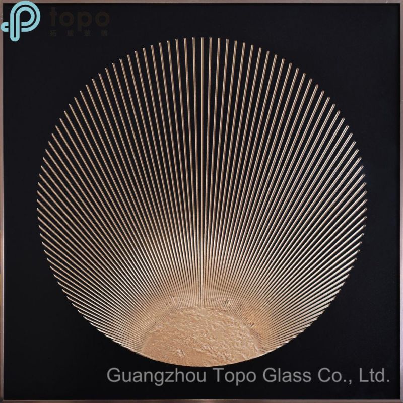 Abstract Decorative Art Glass Painting Manufacturers in Guangzhou (MR-YB6-2043E)