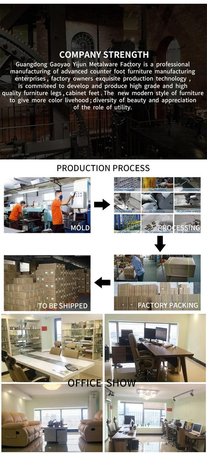 Zhaoqing Gaoyao Furniture Fittings Metal Sofa Feet Factory