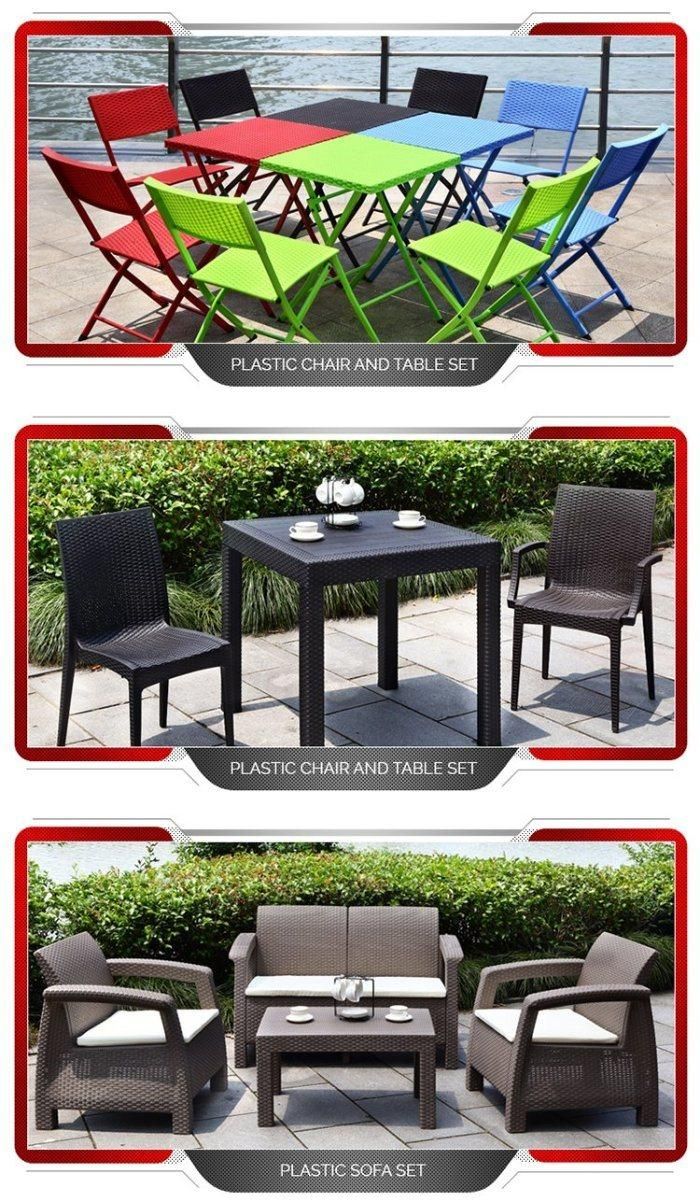 Popular Outdoor Garden Patio Sofa Set Rattan Wicker Round Sofa