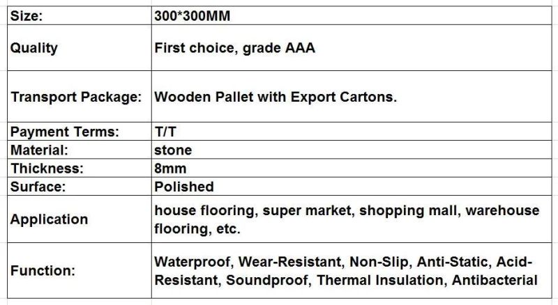 Carrara White Marble Surface Polished Surface, 3 D Printing Ink Jet Mosaic Used in Kitchen, Sofa, TV Setting