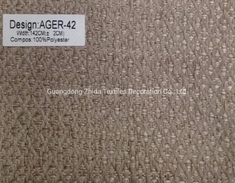 Recycled Polyester Jacquard Abrasive Weaving Sofa Furniture Fabric