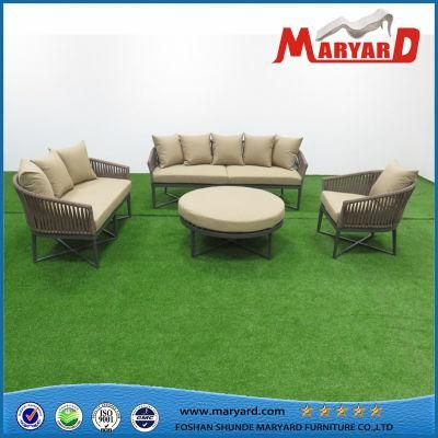 Rattan Rope Woven Garden Furniture Outdoor Sofa Garden Sofa Set