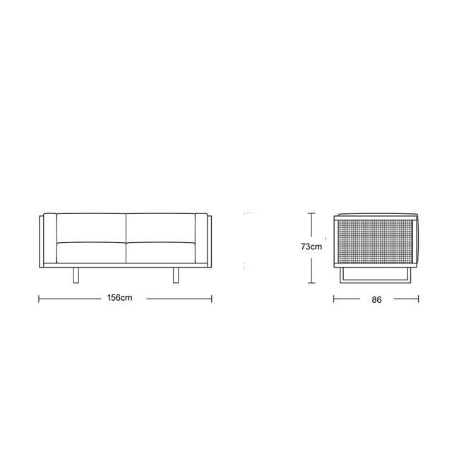 Replica Jorgensen 3D Model Sofa