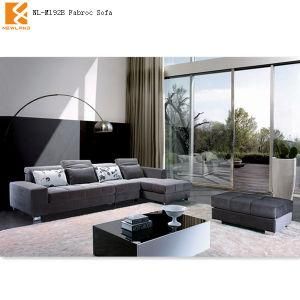Newland Furniture ,Modern 2013 New Model Design Fabric Color Grey Living Room Sofas (NL-M192B)
