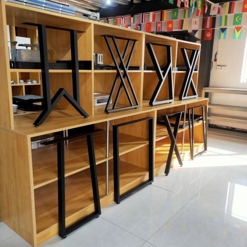 Custom Furniture Hardware Iron Industrial Cabinet V Shaped Table Legs