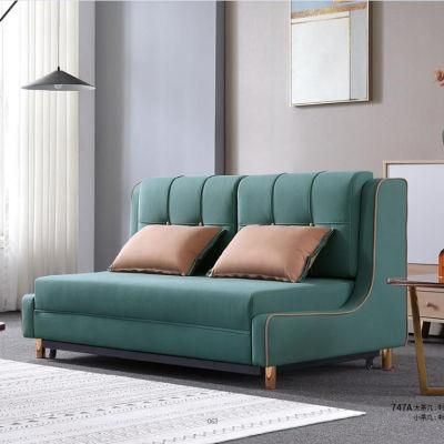 Wholesale Modern Home Livingroom Small Folding Fabric Sofa