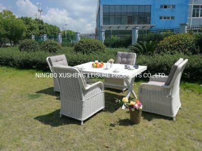 Excellent Quality Kd Structure Rope Aluminum Modular Outdoor Garden Corner Sofa Set