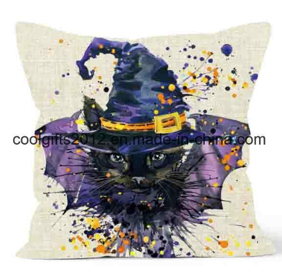 Halloween Decorative Square Cushion Printed Pillow Case for Sofa