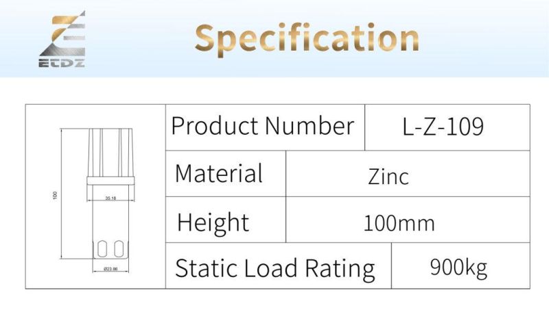 Kitchen Adjustable Leg Kitchen Part Table Equipment Adjustable Leg L-Z-109