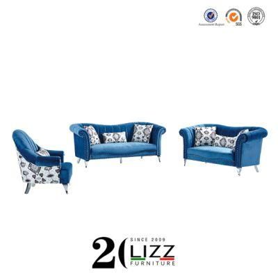American Royal Luxury Velvet/Linen Leisure Fabric Sofa Chair