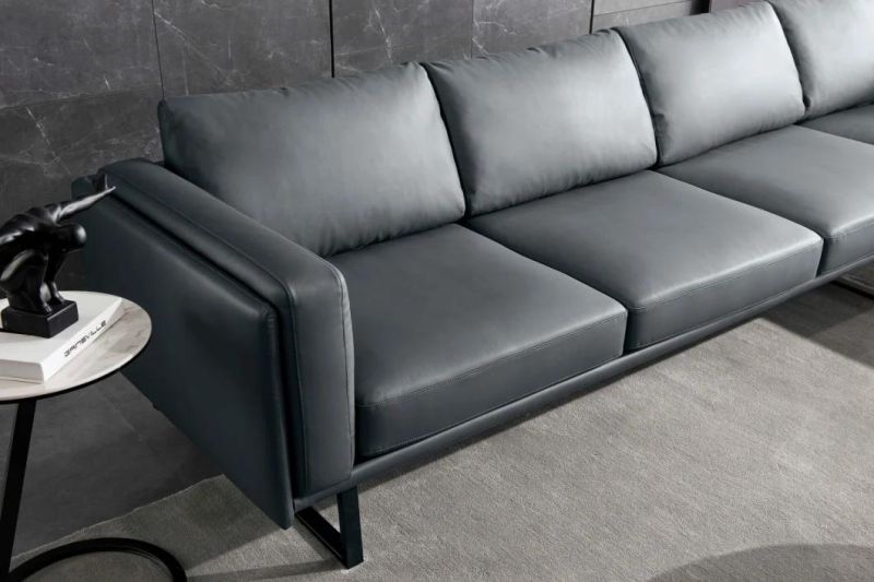Customized Home Furniture Modern Leather Sofa for Hotel GS9037