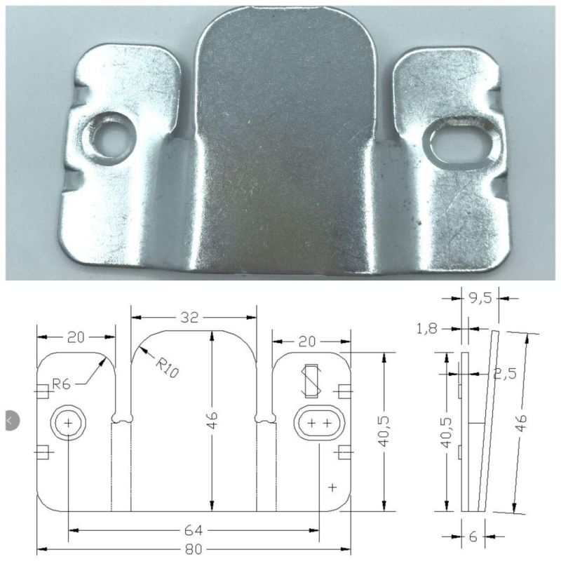 Furniture Parts Small Size Unit Metal Sofa Connector