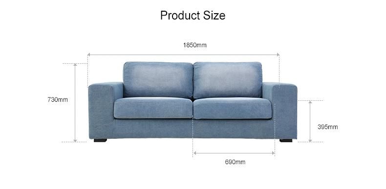 with Armrest Medium Back Furniture Living Room Modern Design Sofa Factory Price