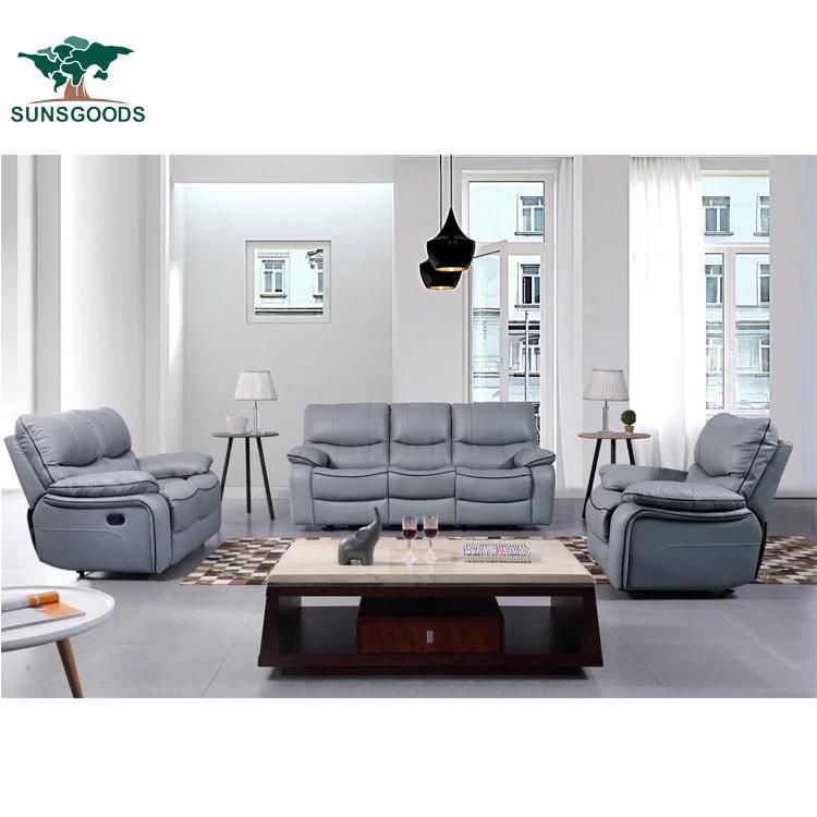 Wholesale Price 6 Seaters Recliner Sofa Set Adjustable Backrest Sofa Recliner