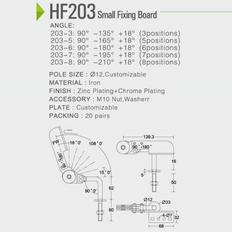 Furniture parts sofa headrest hinge function adjustable hinge mechanism