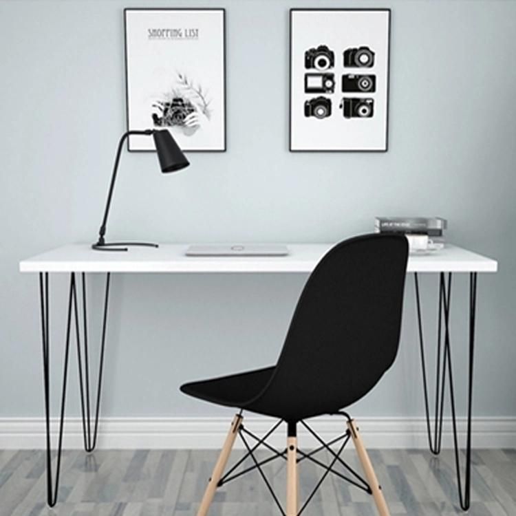 3 Rods Black Metal Iron Steel Hairpin Table Legs