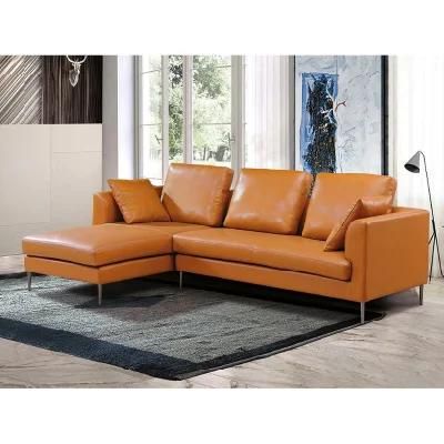 Sunlink Modern L Shape Corner Italian Lounge Furniture Sofa for Home Livingroom Sofa