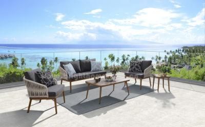 Aluminium PE Rattan Outdoor Sofa Furniture