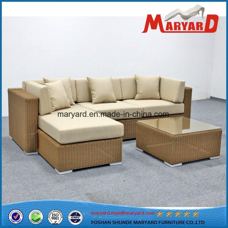 Outdoor Garden Furniture of Sectional Wicker/Rattan Sofa Set