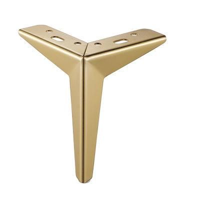 Simple Y Shape Sofa Feet Hardware Furniture Accessories Based Couch Leg Triangular Sofa Metal Legs