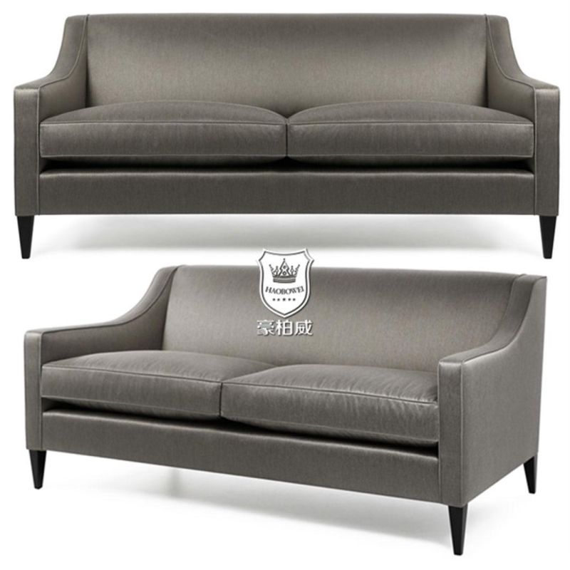 Two Seat Hotel Furniture Leather Sofa