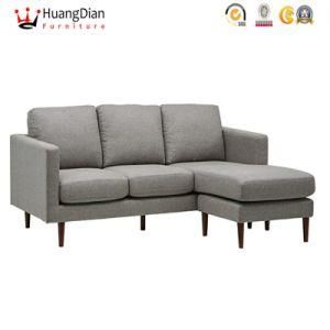 Chinese Custom Furniture Supplier Optional Colors Fabric Hotel Lobby Living Room Corner Sofa