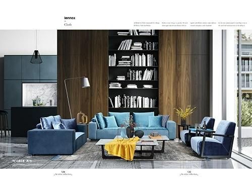 Modern Home Living Room Furniture 2-Seat Leisure Sofa for Walmart