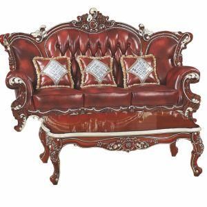 China Hotel Furniture Factory Leather Sofa (152)