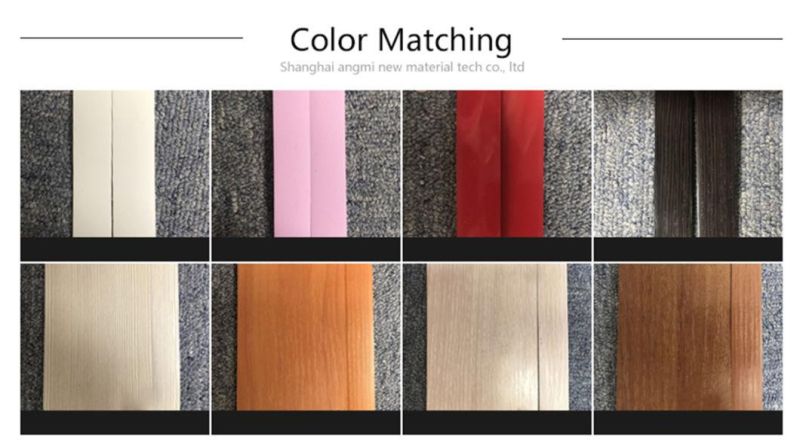 Best Selling 0.4 -3mm High Gloss / Embossing / Wood Grain / Solid Color / Texture and Other Color PVC Edge Sealing Banding