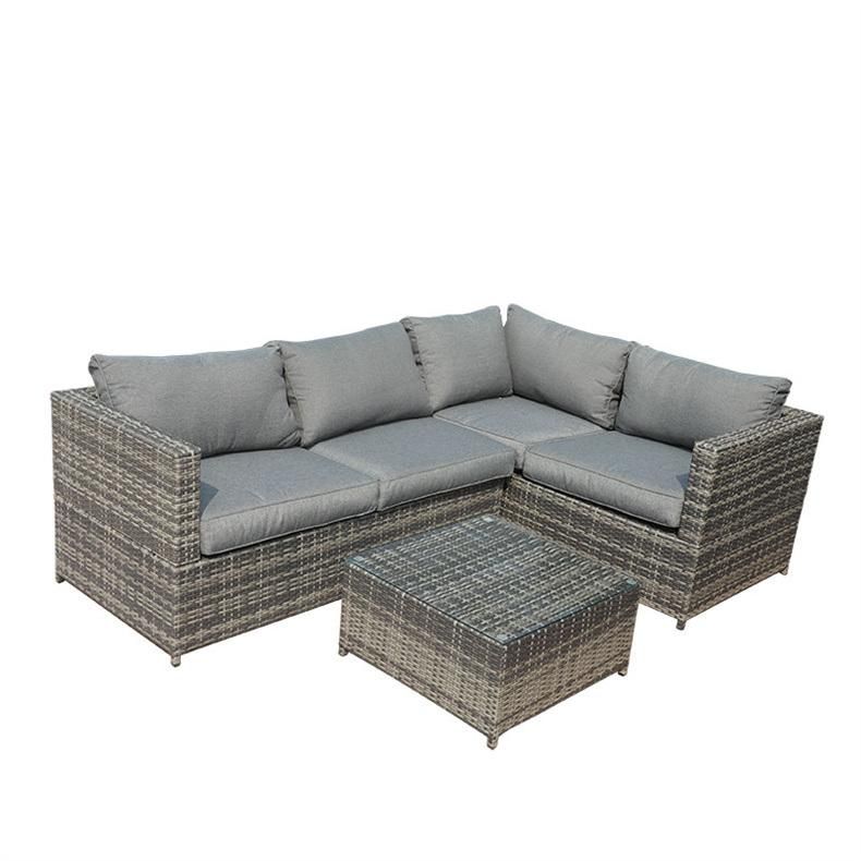 Durable Garden Furniture Sets Outdoor Wicker Garden Sofa PE Rattan Furniture