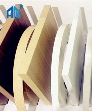 Guangzhou Factory Supply 0.5mm High Quality Wood Grain Furniture PVC Edge Banding