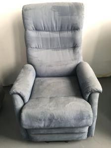 Woven Fabric Gray High Waist Sofa Chair Rest Sofa Chair
