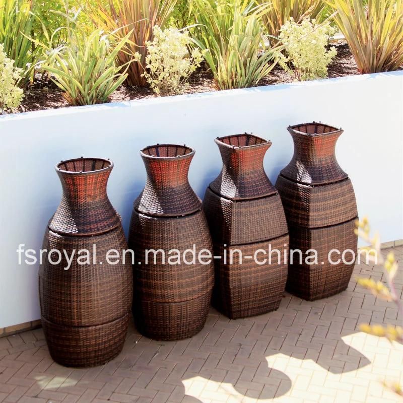 Chinese New Design Garden Wicker Sofa Chair Rattan Furniture Set