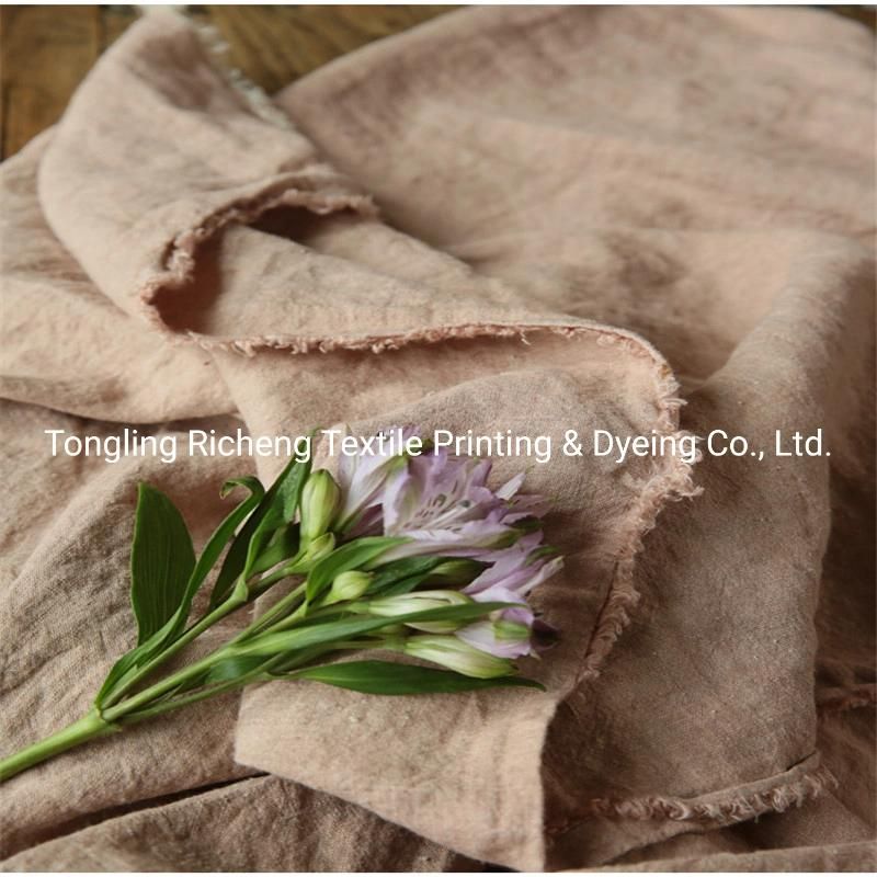 Customized Polyester Linen Sofa Fabric