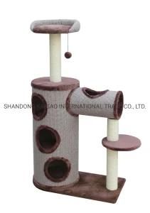 Stable Cat Furniture Special Design Cat Tower with Tunnel and Sofa