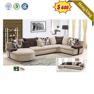 Italian Modern Furniture Design U Shape Fabric Minimalist Sectional Couch Living Room Sofa