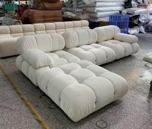 China Modern Designer Furniture Factory White Boucle Togo Sofa Reproduction for Sale