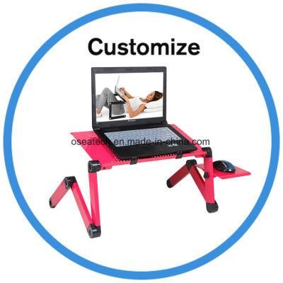 Notebook Mini Portable Adjustable Aluminium Folding Sofa Laptop Table