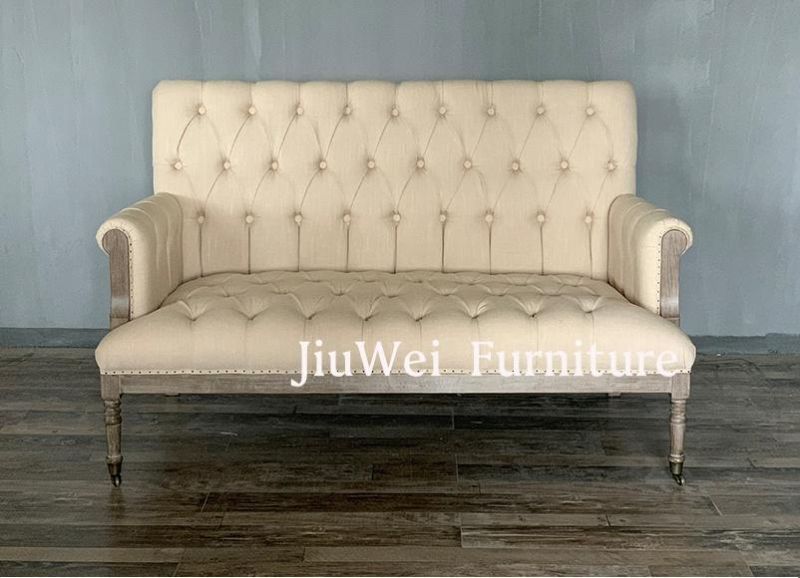 Antique Reproduction Sofas Chesterfield Fabric Sofa for Living Room Furniture/Lounge Sofa