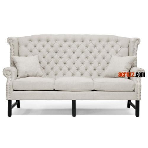 China New Design Hotel Lobby Clubhouse Meeting Area Banquet Events Private Area Low Middle High Backchair Back Sofa Sussex Dark Grey Linen Loveseat Sofa