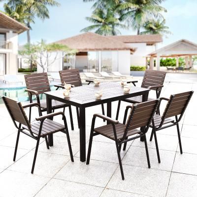 Outdoor Furniture Sofa Balcony Living Room Nordic Sofa Chair Coffee Table Open Air Villa Leisure