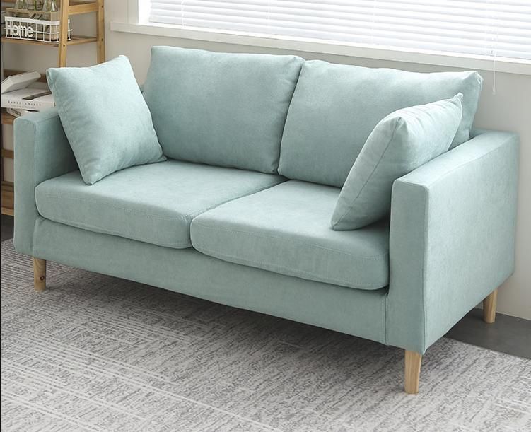 Simple Modern Fabric Sofa Single Small Apartment Living Room Net