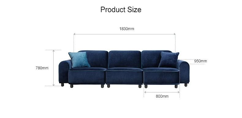 Fabric Non Inflatable Sofa Set Living Room Modern Design Sofa