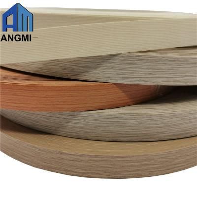 High Quality SGS Cerificated Customized Wood Veneer Edge Banding PVC Tape for Cupboard Cabinet