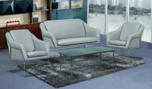 Modern Living Room Sofa with Sturdy Coated Metal Frame and Fabric Upholstered